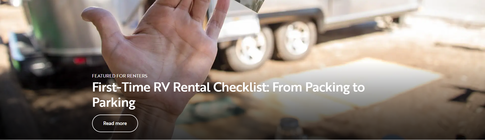 First-Time RV Rental Checklist From Packing to Parking